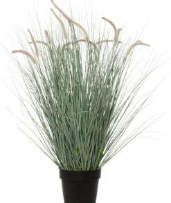 Intratuin kunstplant Lampenpoetsersgras roze / wit H 80 cm