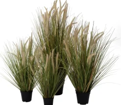 Intratuin kunstplant Lampenpoetsersgras geel D 13 H 63 cm