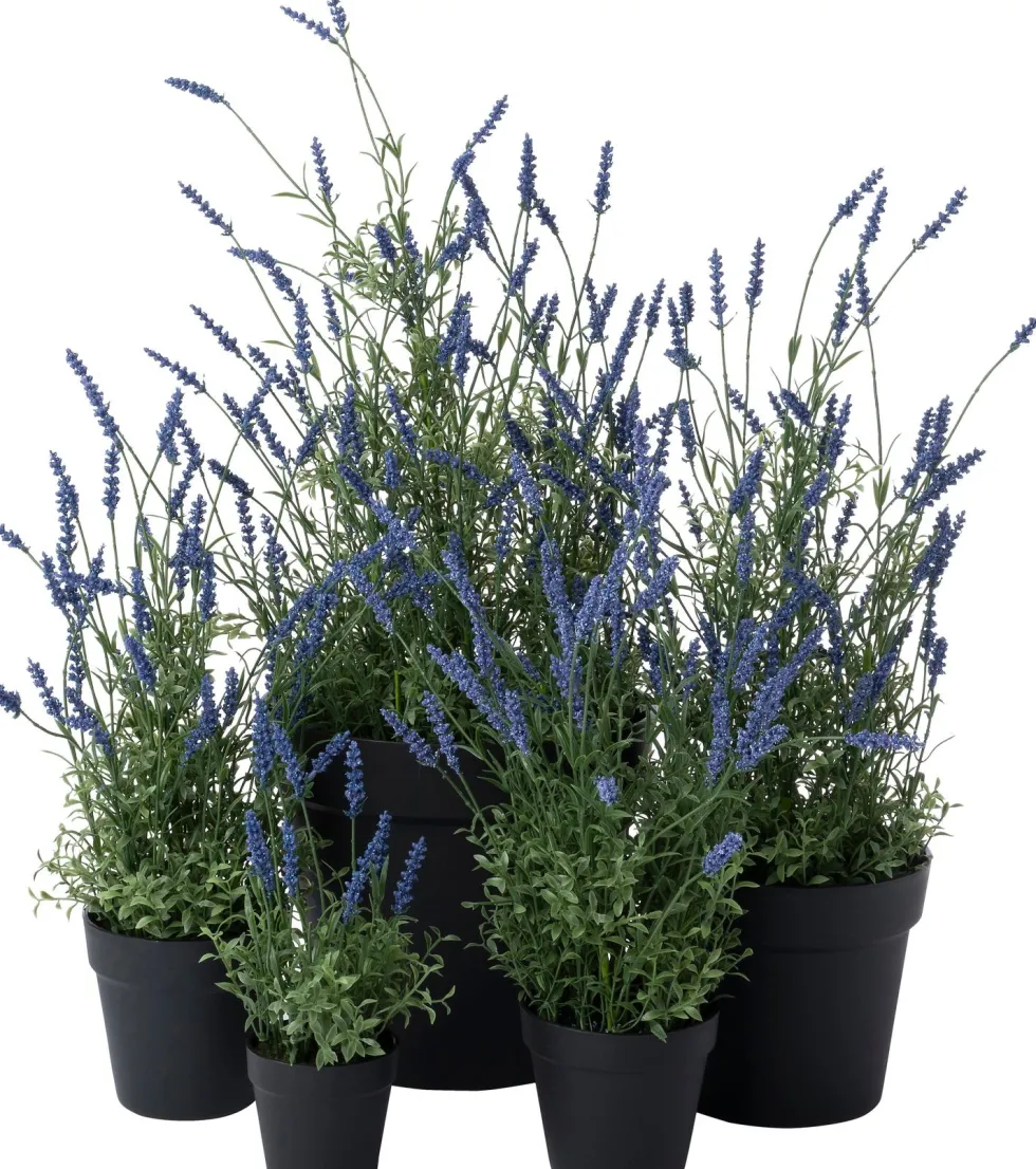 Intratuin kunstplant lavendel paars D 9,5 H 30,5 cm