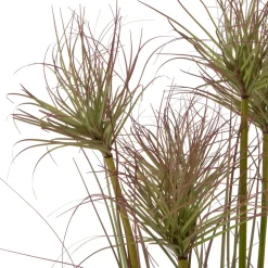 Intratuin kunstplant Papyrus groen / rood D 14,5 H 120 cm