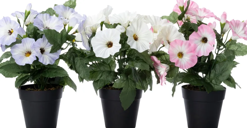 Intratuin kunstplant Petunia roze D 9 H 26 cm