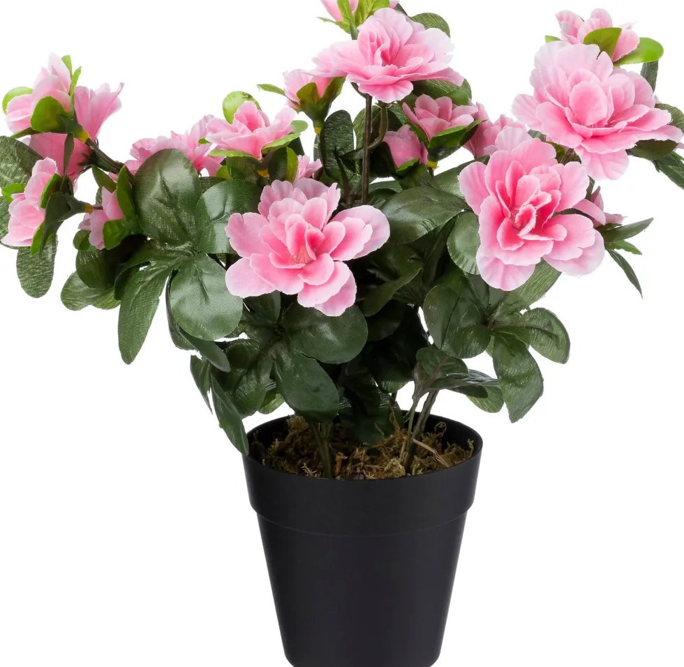Intratuin kunstplant Rhododendron roze D 9 H 26 cm