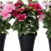 Intratuin kunstplant Rhododendron wit / roze D 9 H 26 cm