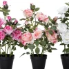 Intratuin kunstplant Roos donkerroze D 15 H 70 cm