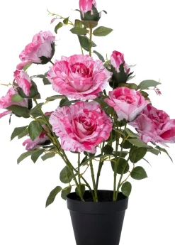 Intratuin kunstplant Roos lichtroze D 15 H 70 cm