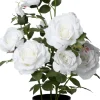 Intratuin kunstplant Roos wit D 15 H 70 cm