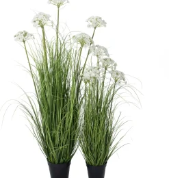 Intratuin kunstplant Siergras / Wilde peen wit D 13 H 80 cm
