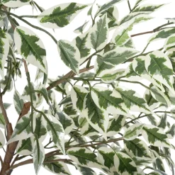 Intratuin kunstplant Treurvijg groen / wit D 23 H 185 cm