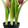 Intratuin kunstplant Tulp paars D 8 H 24 cm