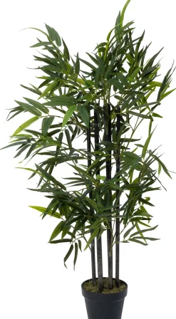 Intratuin kunstplant Zwarte bamboe zwart D 17 H 120 cm