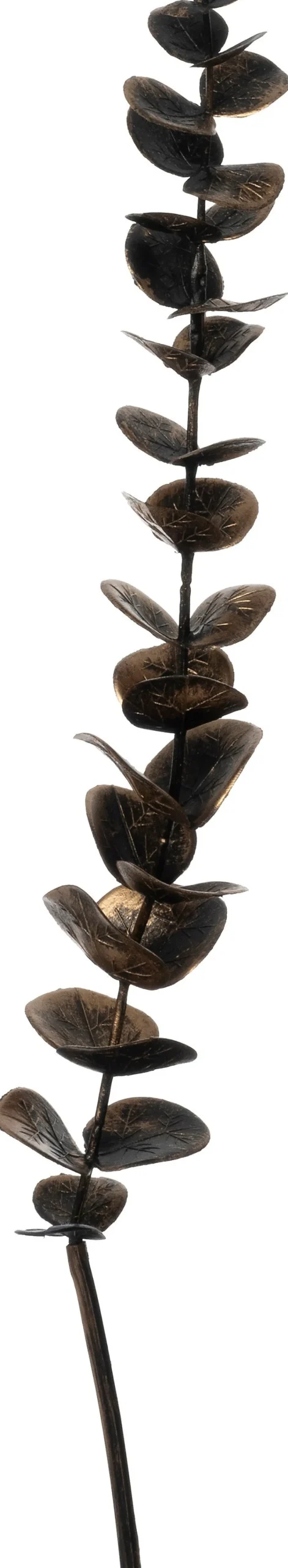 Intratuin kunsttak Eucalyptus zwart / goud H 58 cm