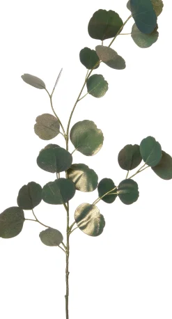 Intratuin kunsttak Eucalyptus groen / goud H 18 cm