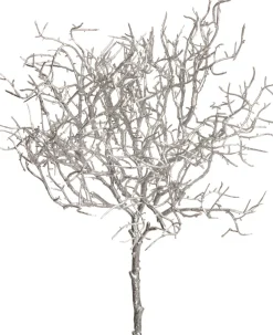Intratuin kunsttak kronkeltak zilver H 32 cm