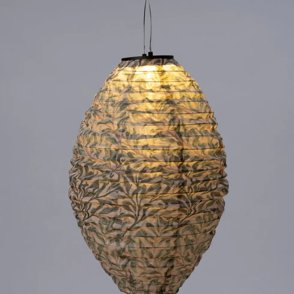 Intratuin lampion Fenna beige D 25 H 40 cm