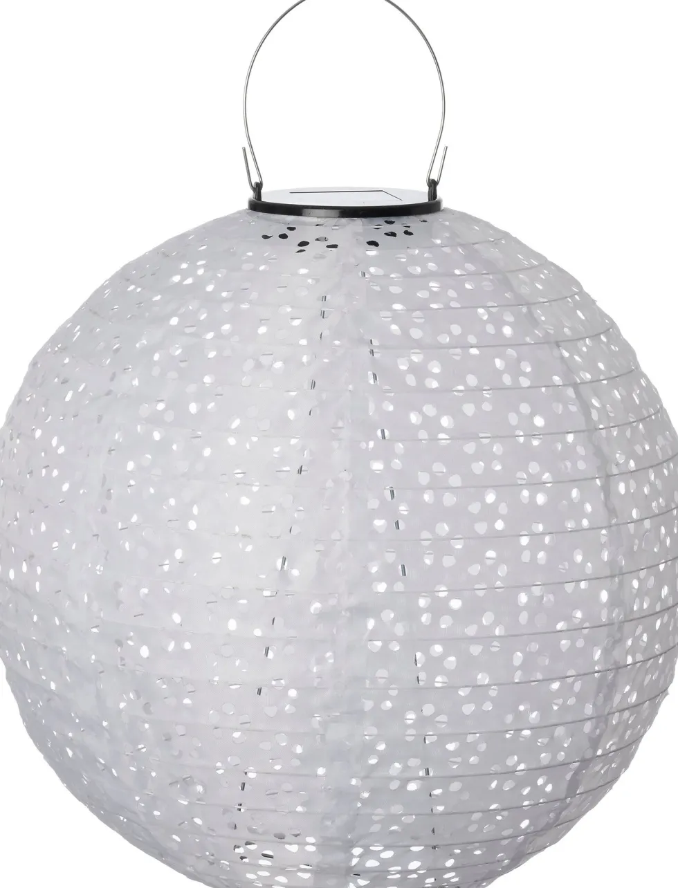 Intratuin lampion wit /grijs D 30 H 30 cm