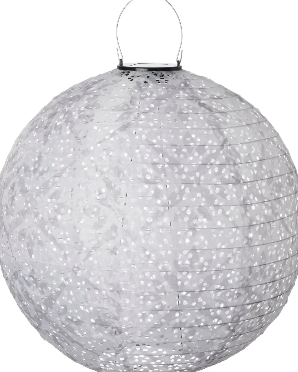 Intratuin lampion wit / grijs D 40 H 40 cm