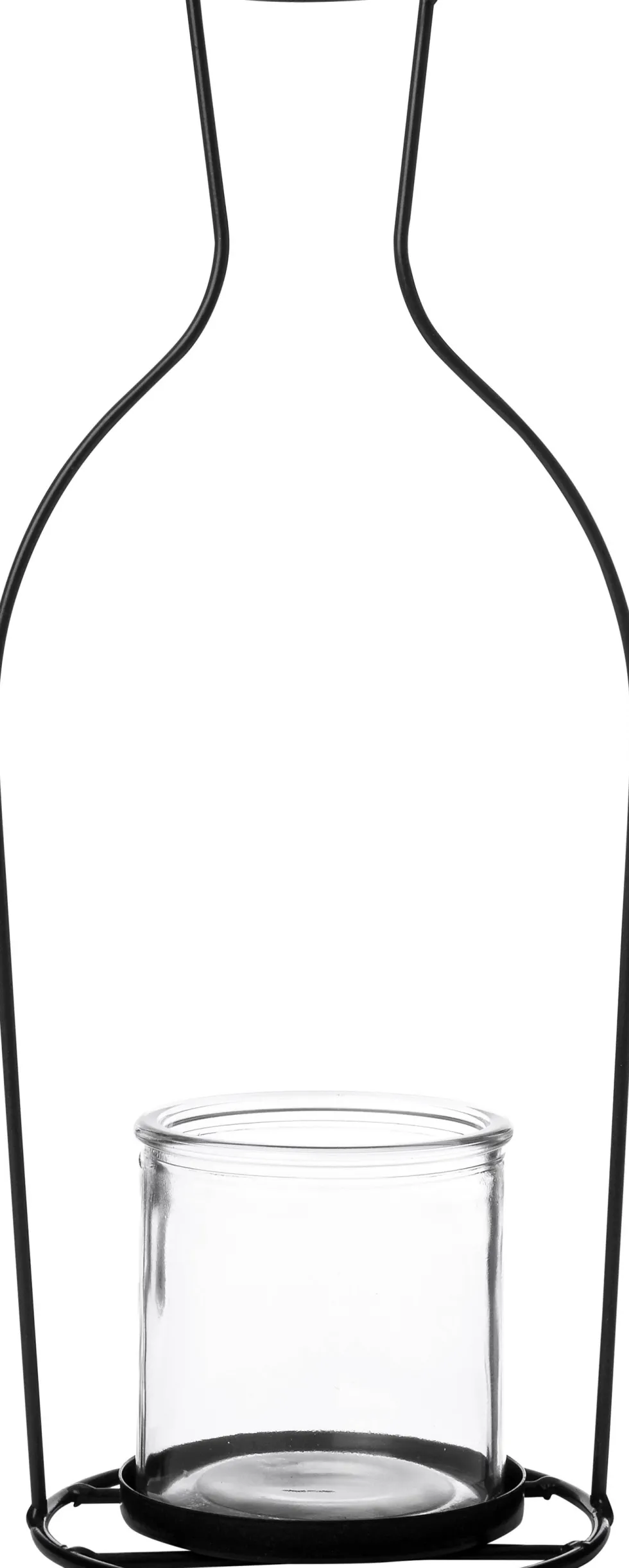Intratuin lantaarn Devano zwart D 14 H 32 cm