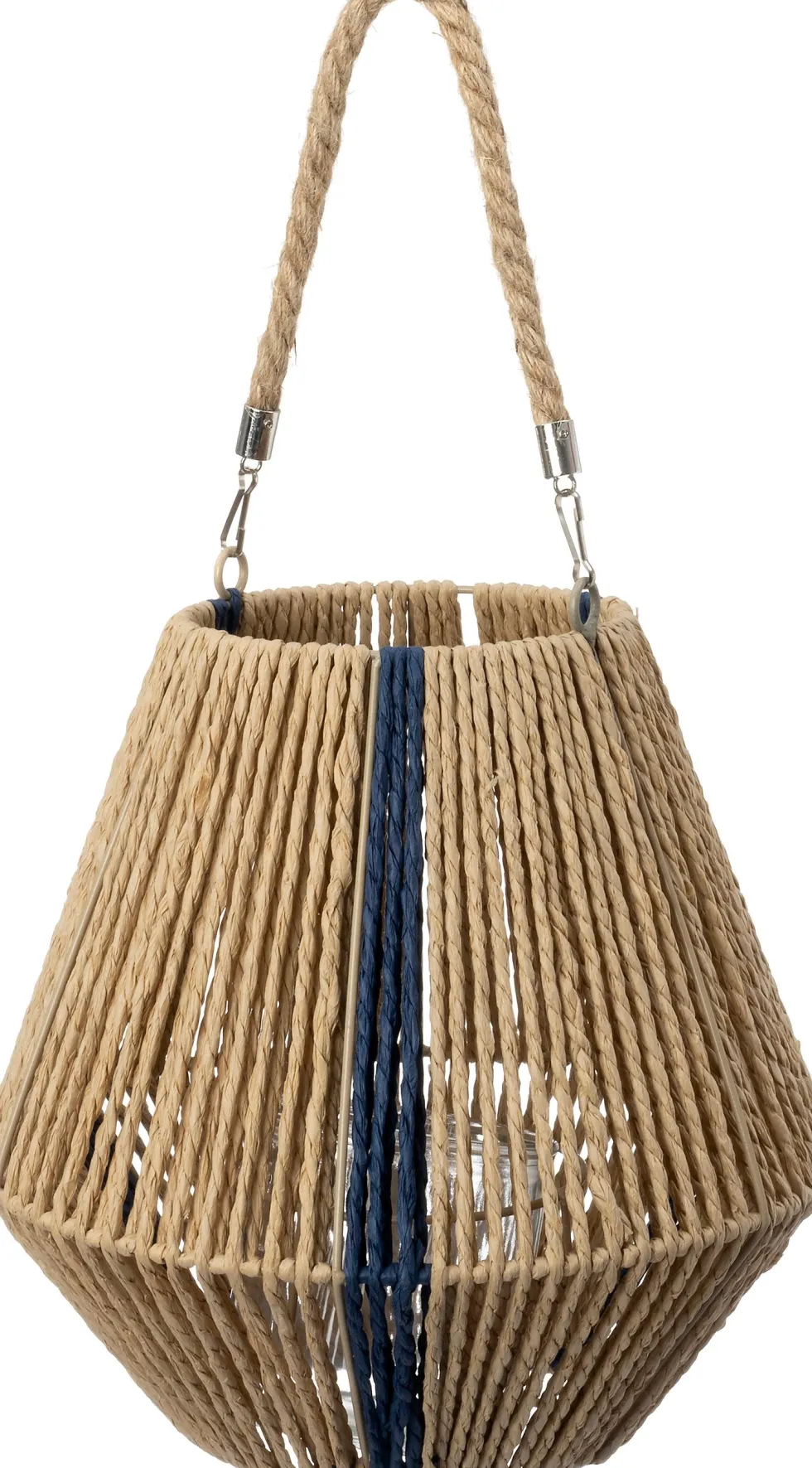 Intratuin lantaarn Lia naturel / zwart D 28 H 26 cm