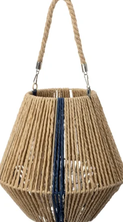 Intratuin lantaarn Lia naturel / zwart D 25 H 23 cm