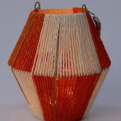 Intratuin lantaarn Nena oranje D 24 H 25 cm