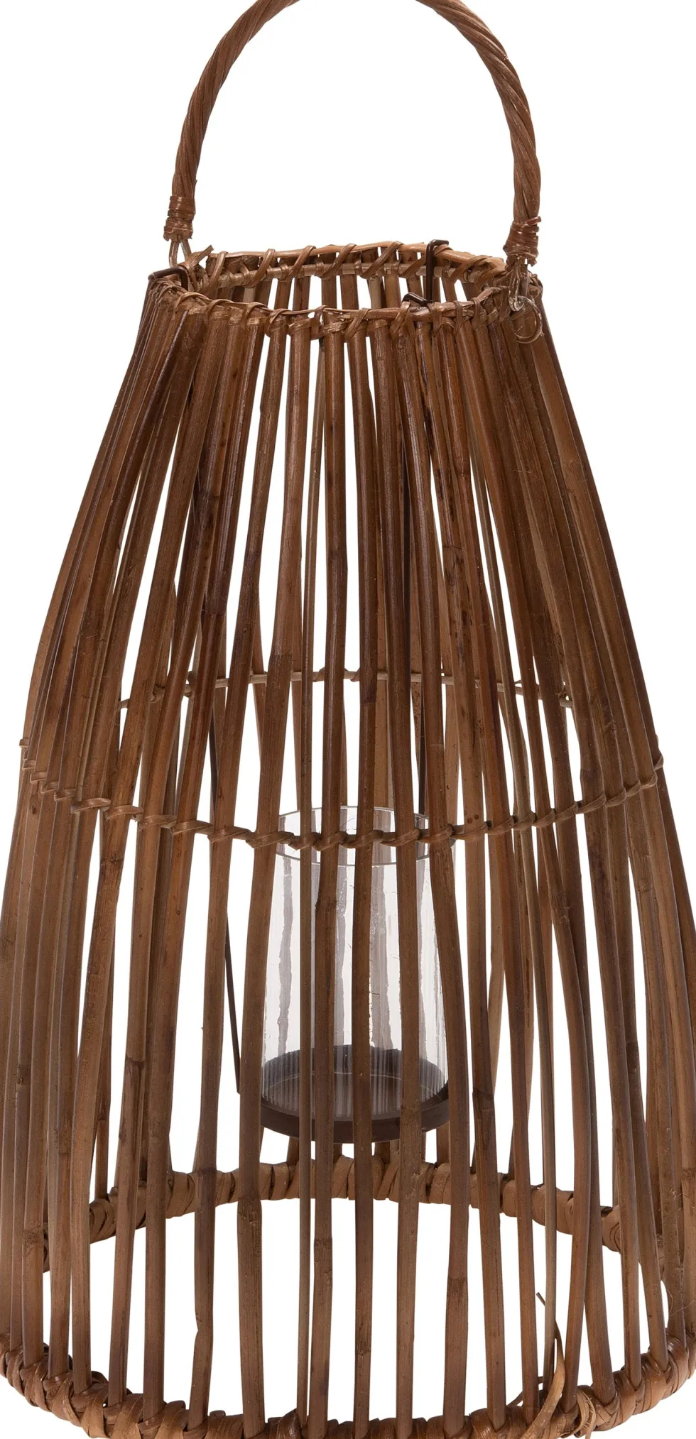 Intratuin lantaarn Riet bruin D 31 H 49 cm