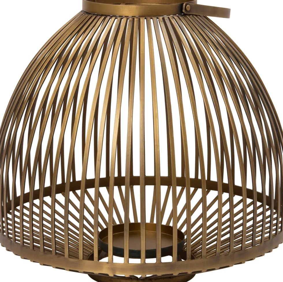 Intratuin lantaarn Xam goud D 36 H 34 cm