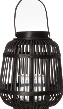 Intratuin lantaarn Zen zwart D 20 H 23 cm