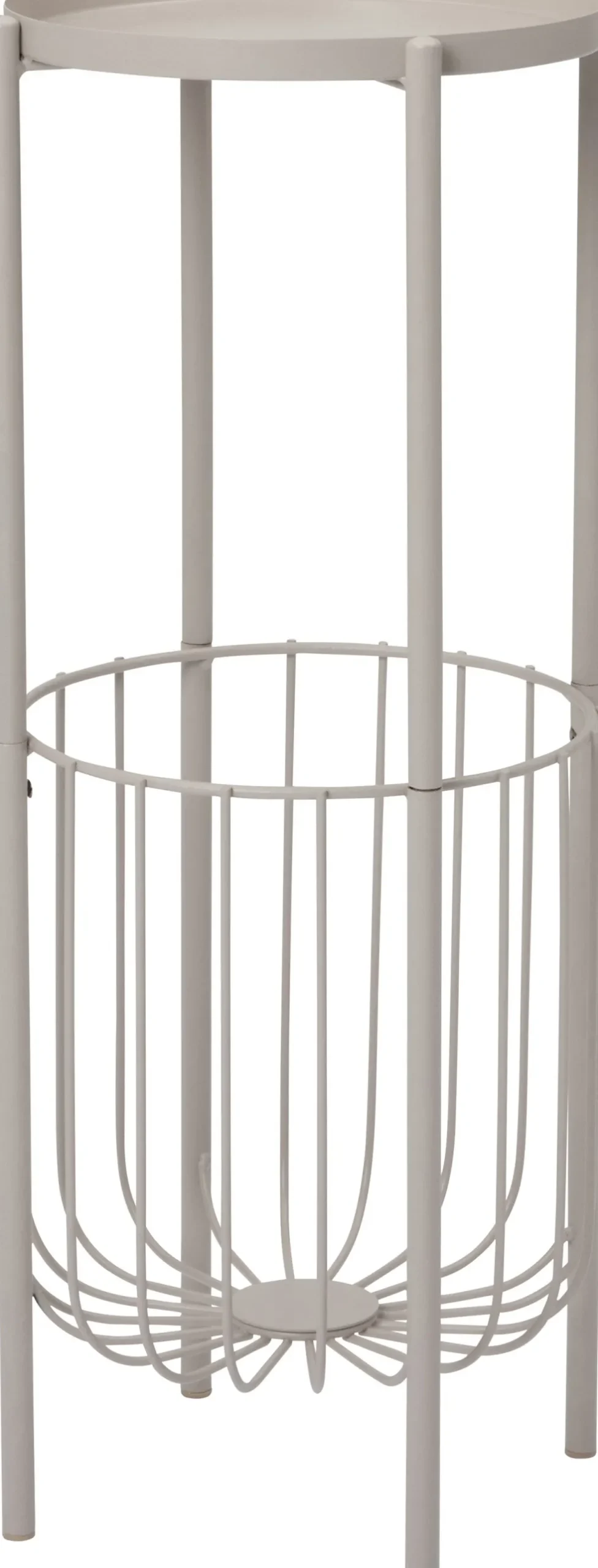 Intratuin Lia bijzettafel wit D 25,5 H 60 cm