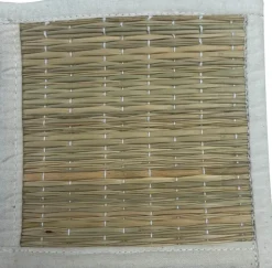 Intratuin onderzetter Antigua naturel 10 x 10 cm 3 stuks