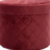 Intratuin opbergdoos Yun rood D 18 H 14 cm