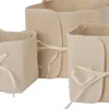 Intratuin opbergmand Canny beige 15 x 15 x 15 cm
