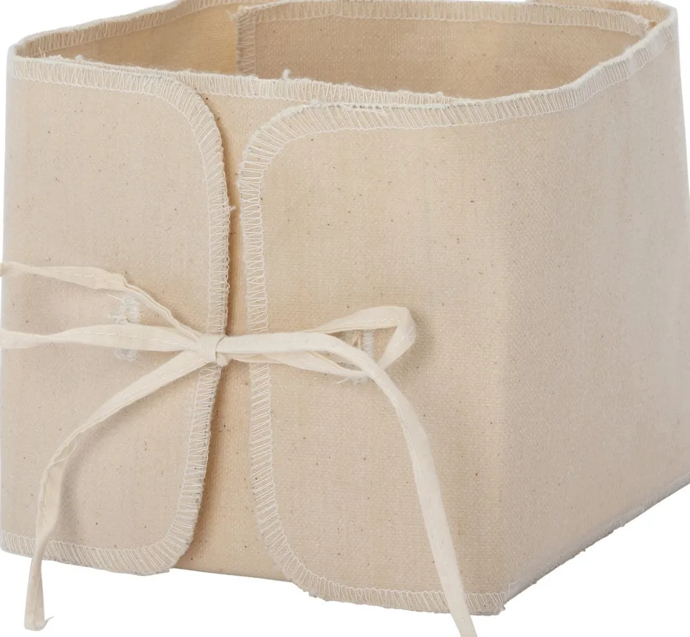 Intratuin opbergmand Canny beige 15 x 15 x 15 cm