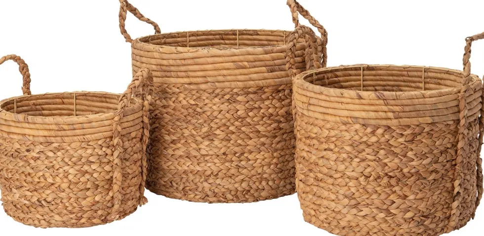 Intratuin opbergmand Claartje naturel D 37 H 27 cm