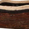 Intratuin opbergmand Didi naturel / zwart / bruin D 38 H 19 cm