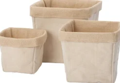 Intratuin opbergmand Linda beige 15 x 15 x 15 cm