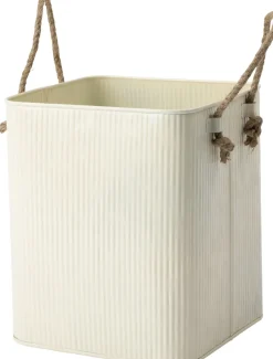 Intratuin opbergmand Metty wit 14 x 14 x 18 cm