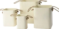 Intratuin opbergmand Metty wit 29 x 29 x 32 cm