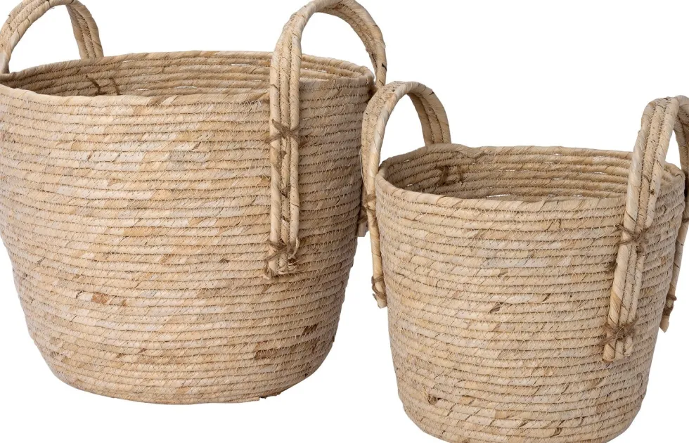 Intratuin opbergmand Noek naturel D 25 H 29 cm