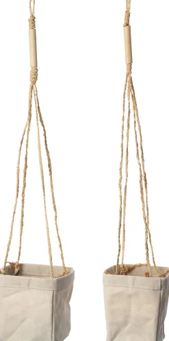 Intratuin opbergmand Raffa beige 12 x 12 x 15 cm