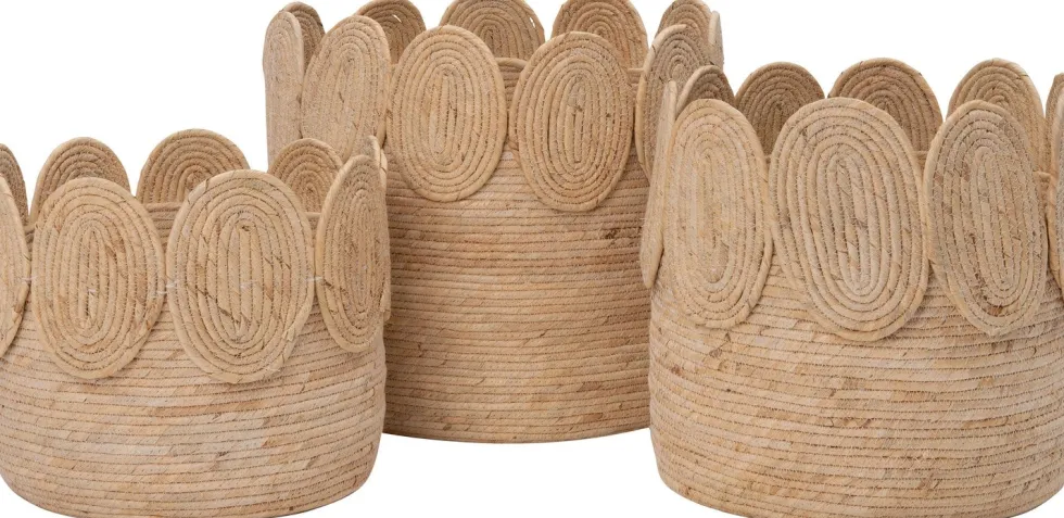 Intratuin opbergmand Reese naturel D 25 H 25 cm