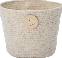 Intratuin opbergmand Roppy beige D 15 H 13 cm