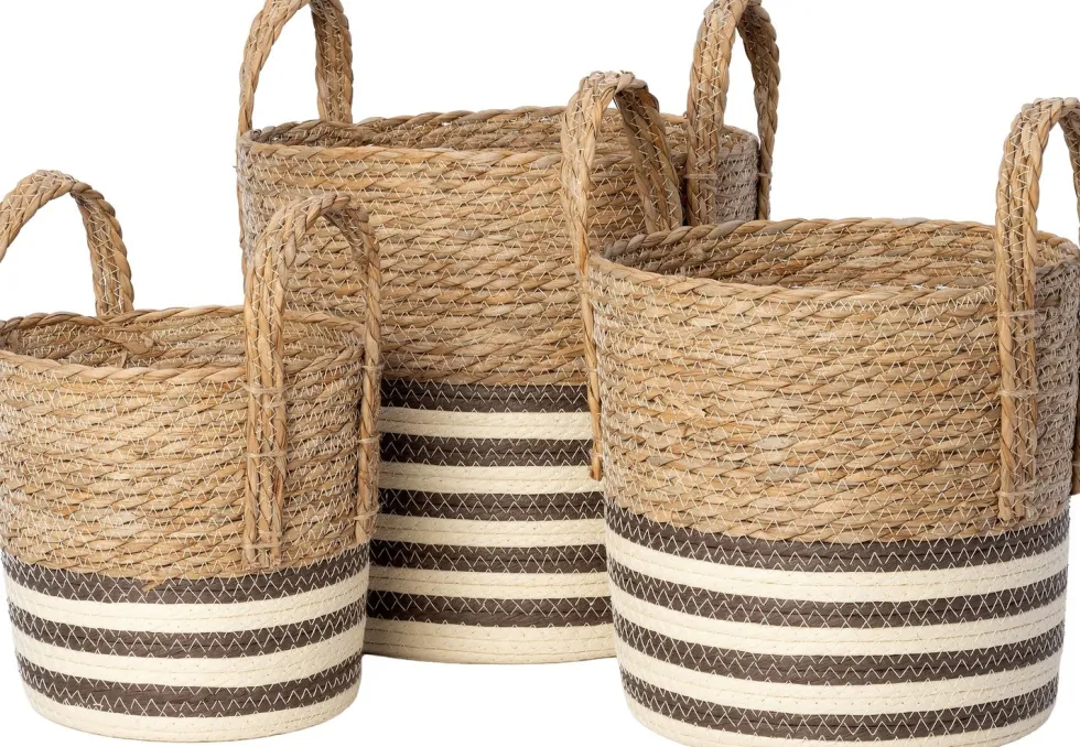 Intratuin opbergmand Wilco naturel / bruin D 23 H 23 cm
