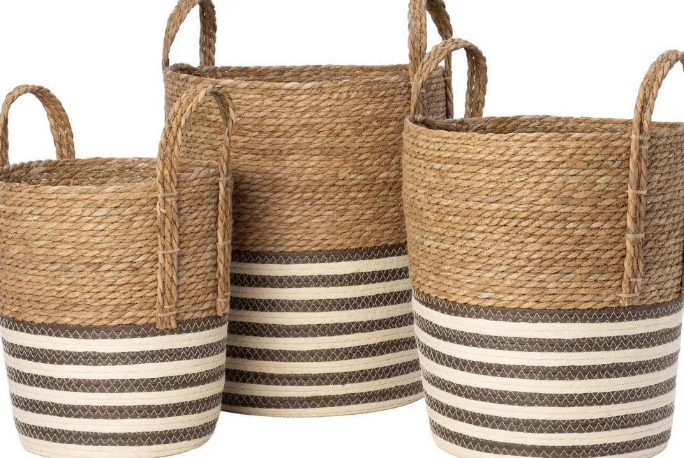 Intratuin opbergmand Yordi naturel / bruin D 35 H 41 cm