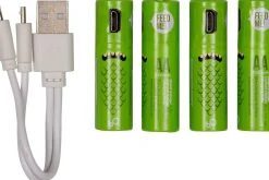 Intratuin oplaadbare batterij AA met USB kabel 4 stuks