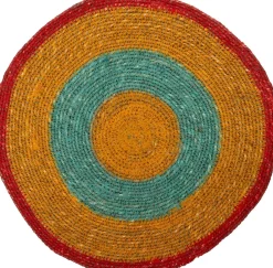 Intratuin placemat Elke groen / rood D 30 cm