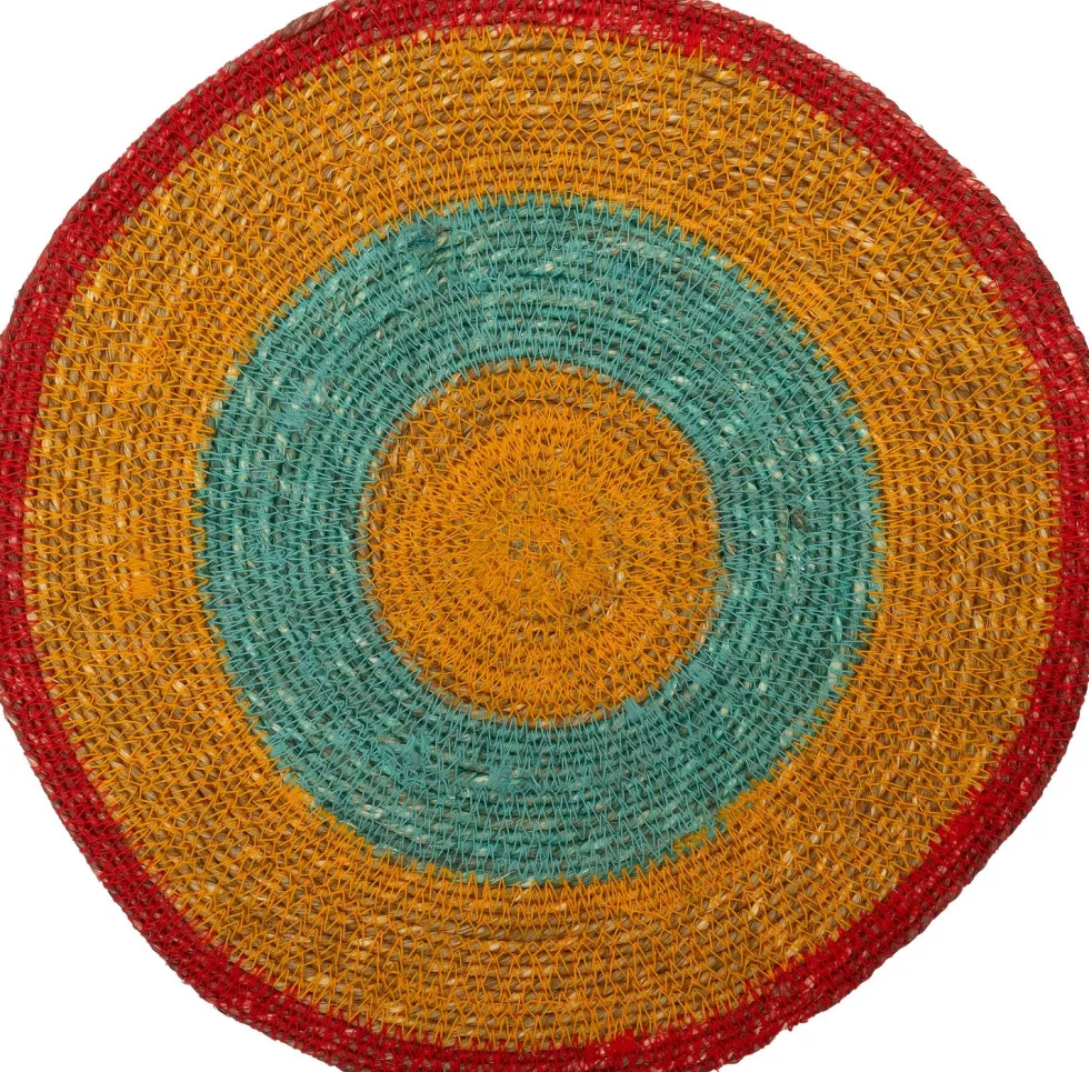 Intratuin placemat Elke groen / rood D 30 cm