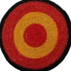 Intratuin placemat Elke oranje / rood D 30 cm