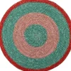 Intratuin placemat Elke roze / groen D 30 cm