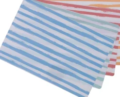 Intratuin placemat streep groen 45 x 30 cm