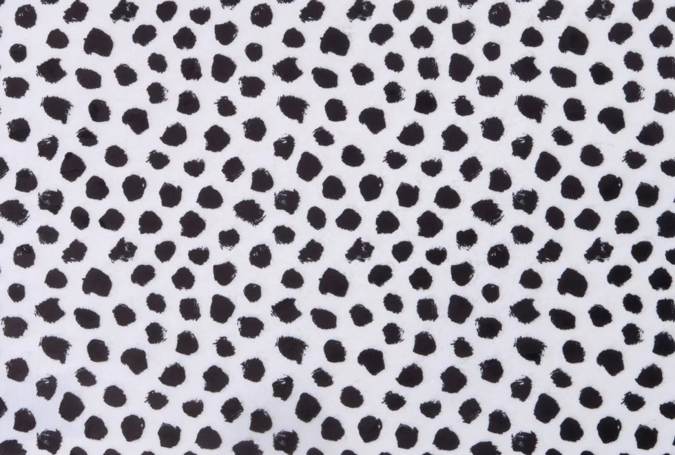 Intratuin placemat vlekken zwart / wit 45 x 30 cm